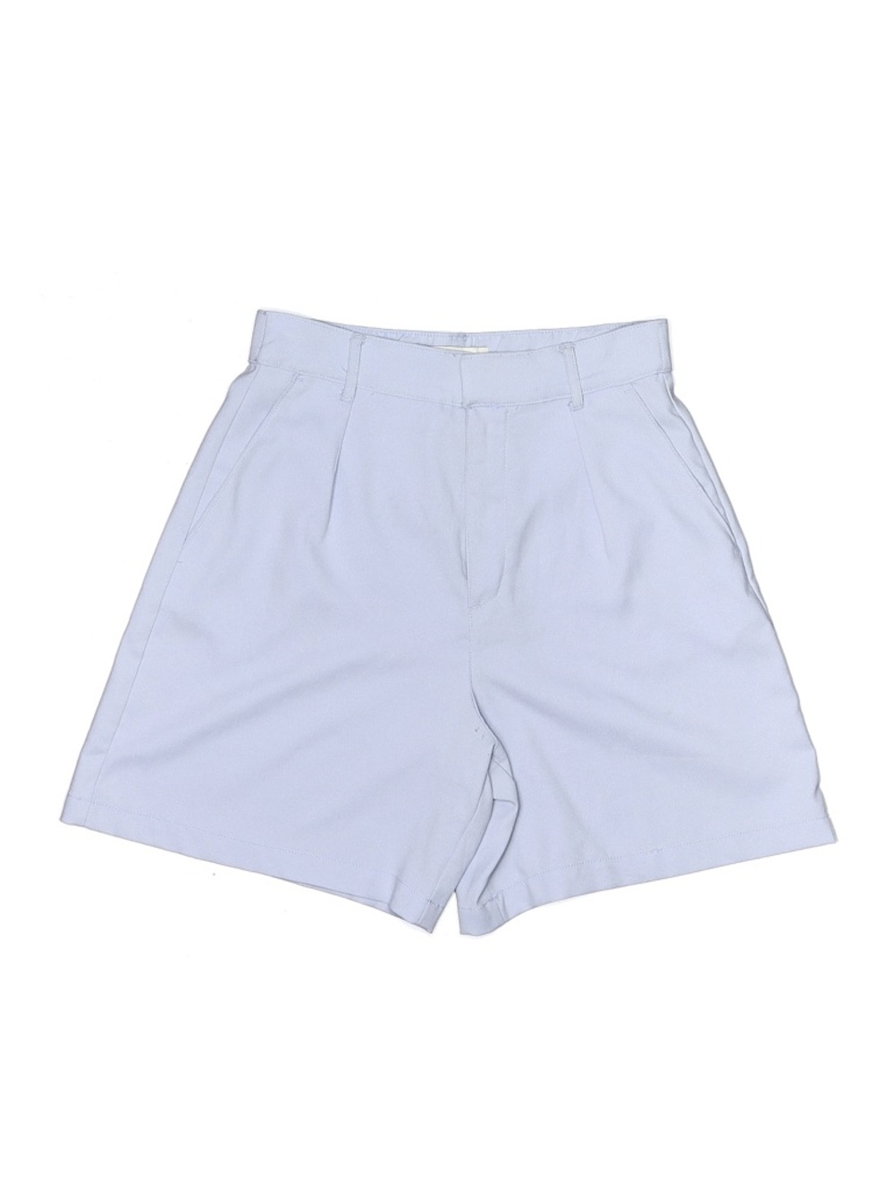Abercrombie Sloane Tailored Shorts Light Blue Pleated Trouser Style Size S